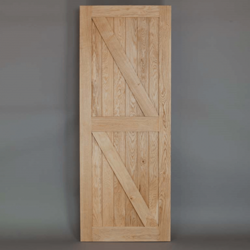 Framed Ledged and Braced Oak Doors